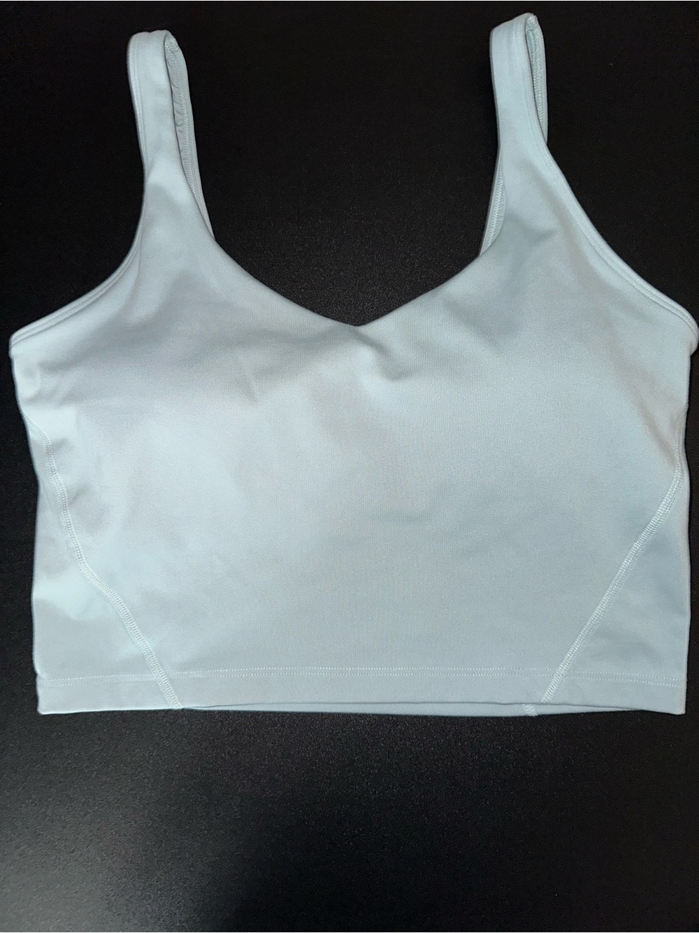 Gilly Hicks Pale Light Blue Wireless Bralette Crop Top